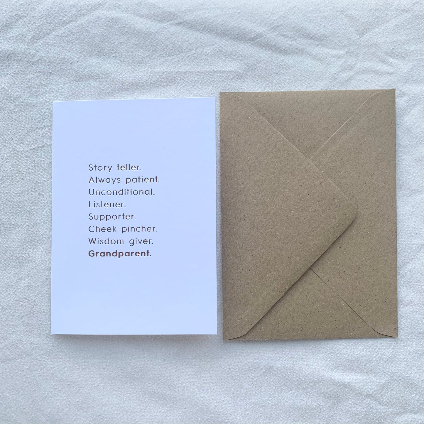 'Grandparent' Greetings Card