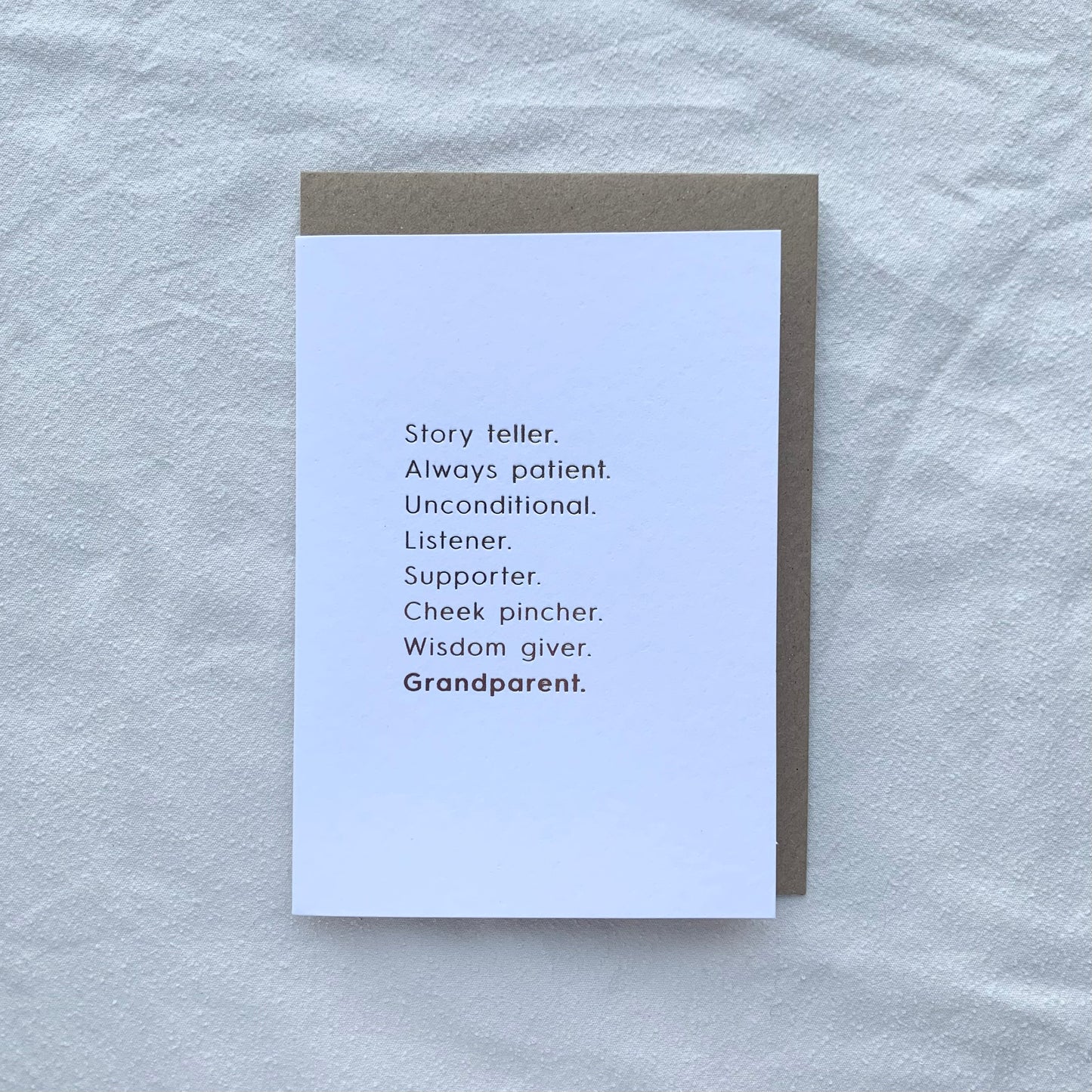 'Grandparent' Greetings Card