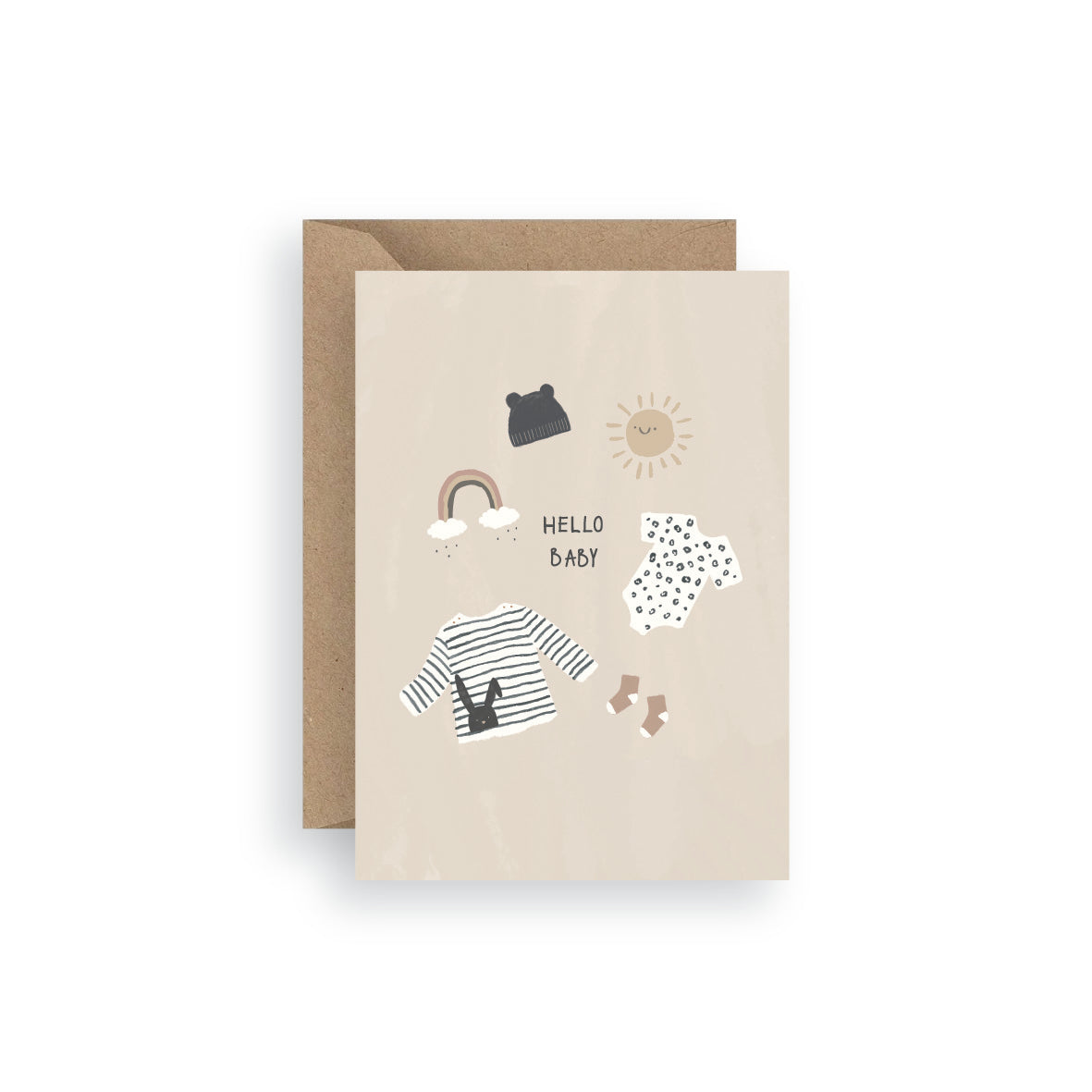 Hello Baby Greetings Card