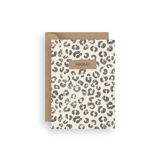 Leo Hooray Greetings Card