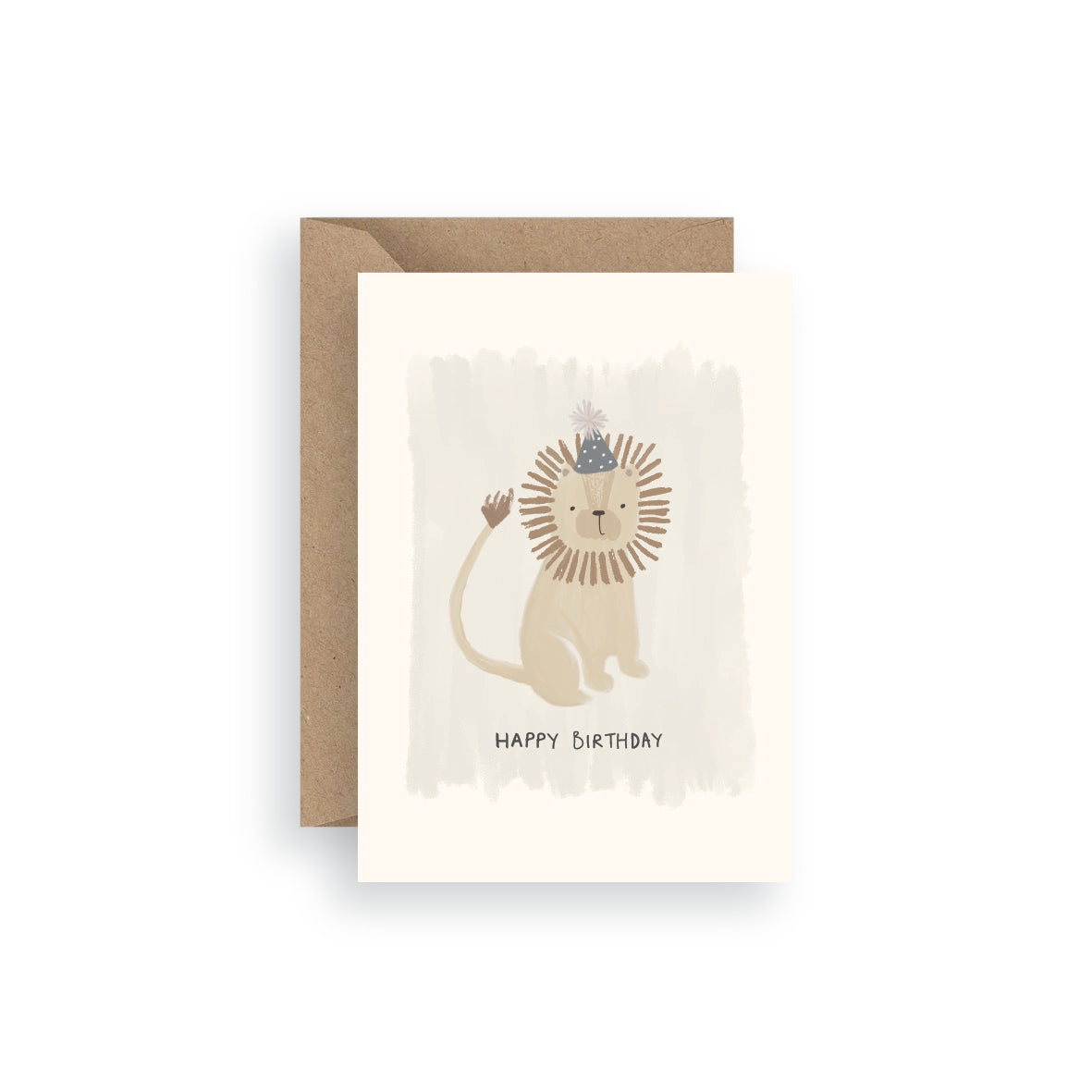 Lion Birthday Greetings Card