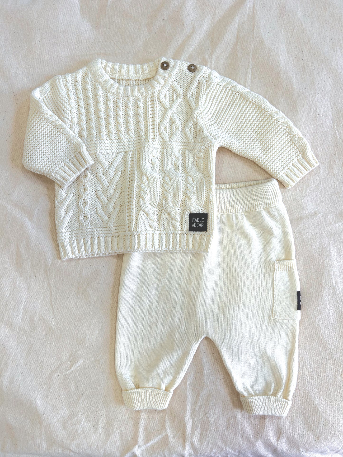 Fable Cable Jumper & Pocket Jogger Set
