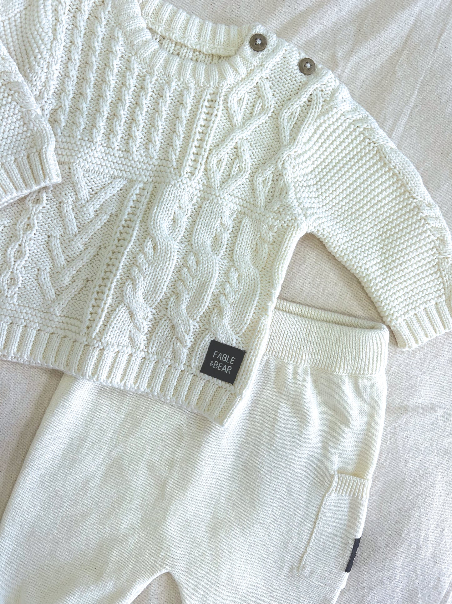 Fable Cable Jumper & Pocket Jogger Set