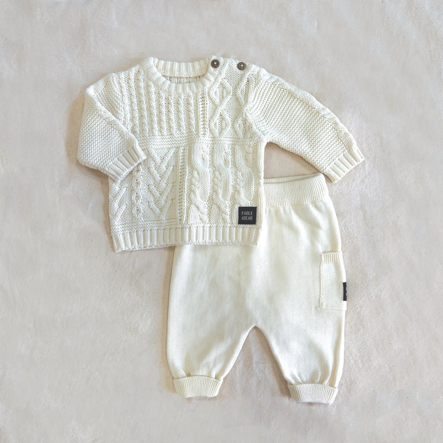 Fable Cable Jumper & Pocket Jogger Set