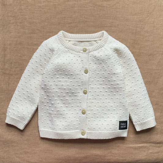Popcorn Texture Cardigan