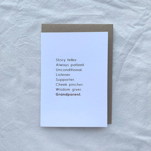 'Grandparent' Greetings Card