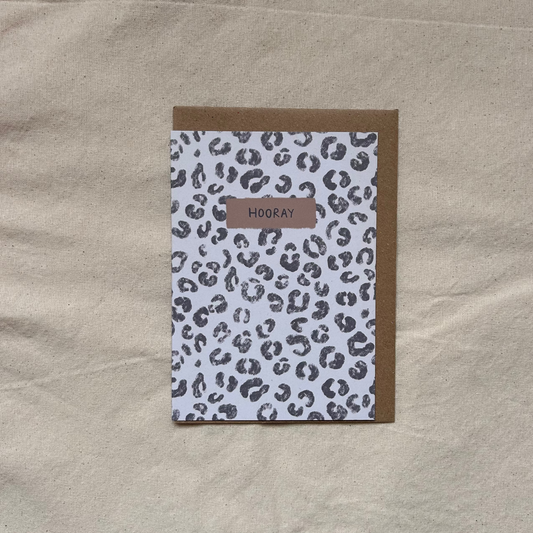 Greetings Card - Leo Hooray